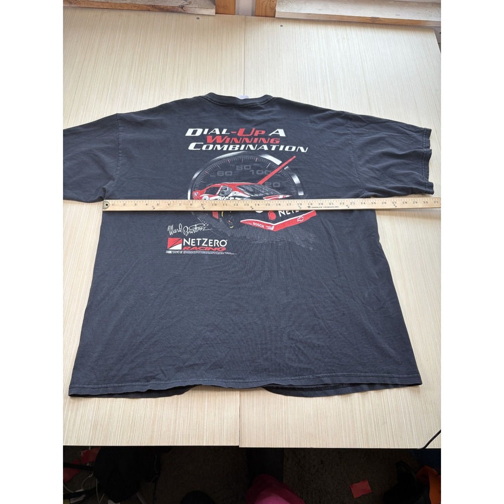 Net‎ Zero Racing Champions Ward Burton T Shirt Mens 2XL Black Graphic Pullover - Picture 5 of 5